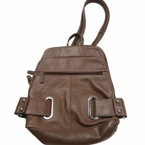 Wilson Leather Brown Leather Mini Backpack 90s Y2K